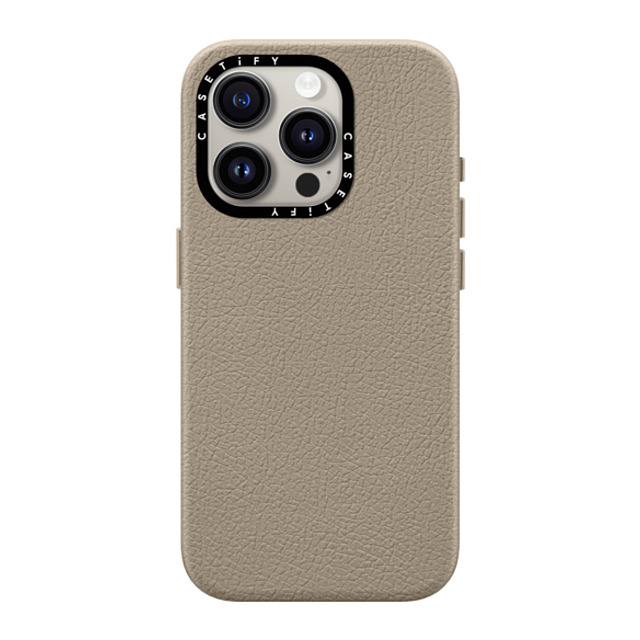 CASETiFY iPhone 15 Pro Case Greige ペブルケース MagSafe対応 Custom Phone Case casetify Father's Day CASETiFY iPhone 15 Pro Case Greige ペブルケース MagSafe対応 Custom Phone Case casetify Father's Day