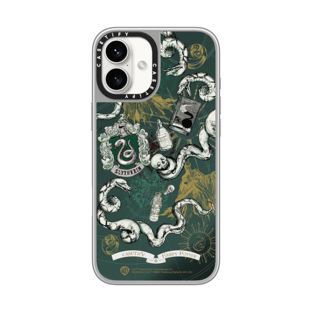 Mirror iPhone 16 Plus Case MagSafe Compatible - Slytherin Case