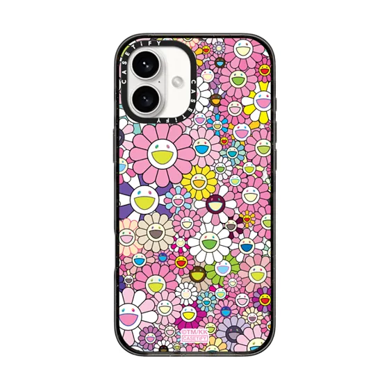 Impact iPhone 16 Plus Case MagSafe Compatible - FLOWERS BLOOM (RAINBOW) PHONE CASE