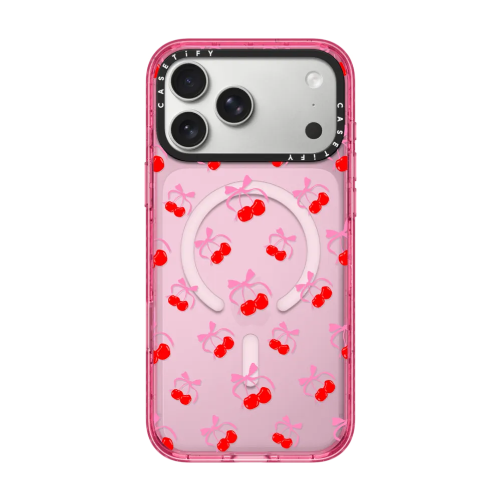 Impact iPhone 17 Pro Max Case MagSafe Compatible - Cherries Jubilee