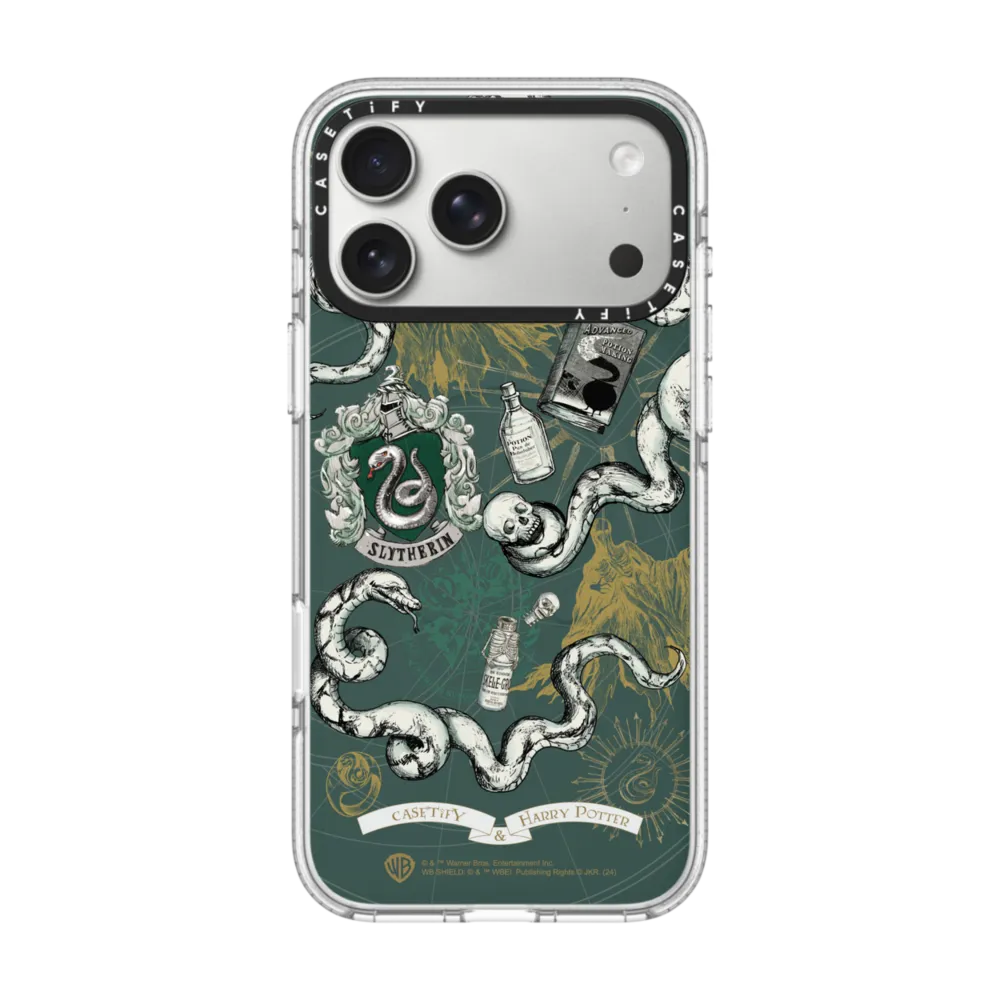 Impact Clear iPhone 17 Pro Max Case MagSafe Compatible - Slytherin Case