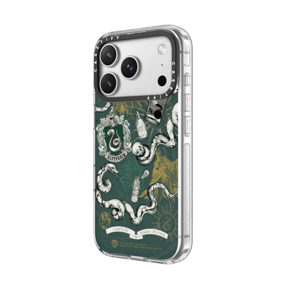 Impact Clear iPhone 17 Pro Case MagSafe Compatible - Slytherin Case