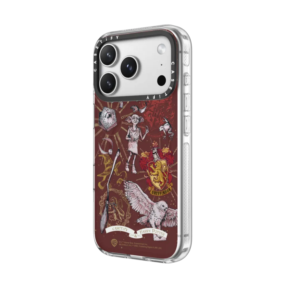 Impact Clear iPhone 17 Pro Case MagSafe Compatible - Gryffindor Case