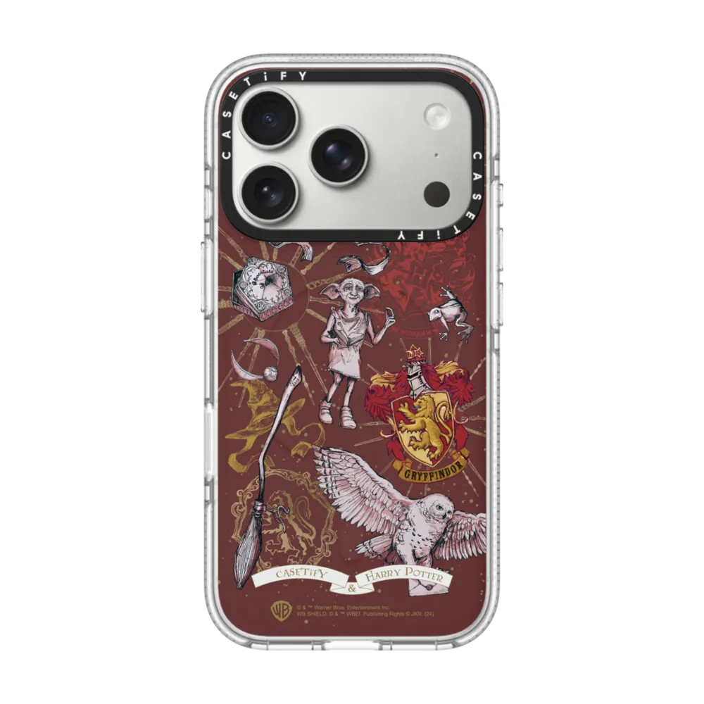 Impact Clear iPhone 17 Pro Case MagSafe Compatible - Gryffindor Case