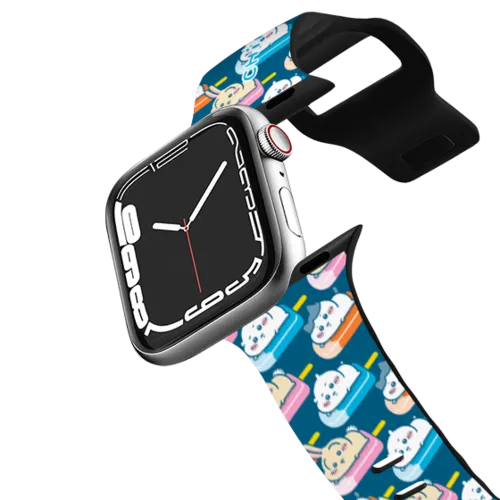 Apple Watch Series 7-9 (45mm) - Chiikawa Chillin' Trio Ice Pop Watch Band