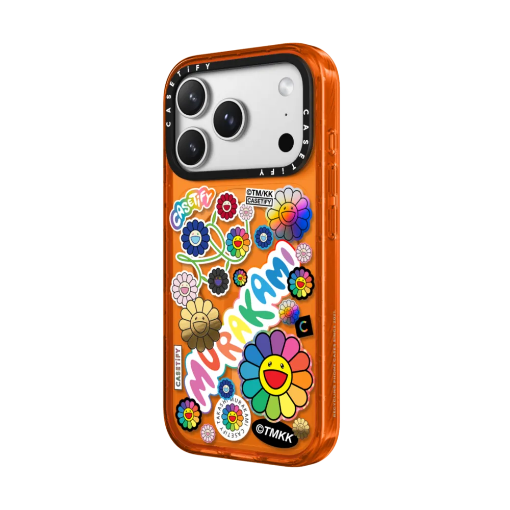 Impact iPhone 17 Pro Max Case MagSafe Compatible - FLOWERS STICKER MANIA PHONE CASE