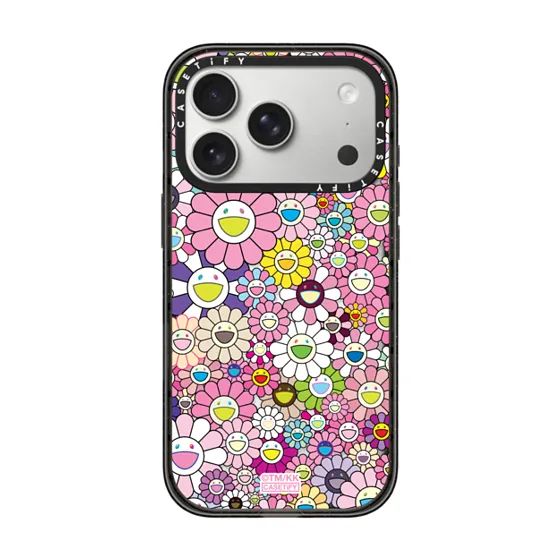 Impact iPhone 17 Pro Case MagSafe Compatible - FLOWERS BLOOM (RAINBOW) PHONE CASE