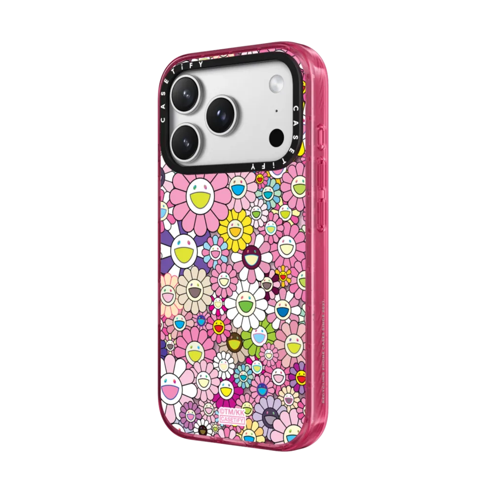 Impact iPhone 17 Pro Max Case MagSafe Compatible - FLOWERS BLOOM (PINK) PHONE CASE