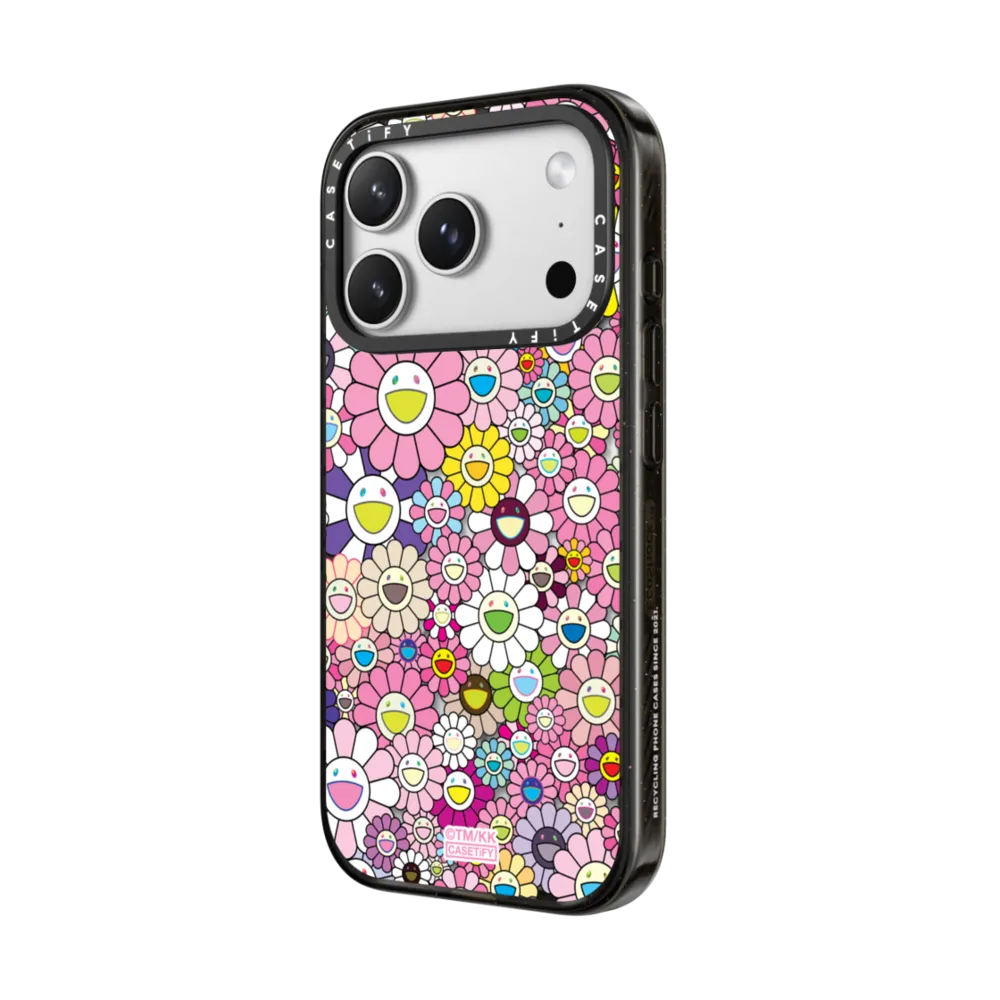 Impact iPhone 17 Pro Case MagSafe Compatible - FLOWERS BLOOM (PINK) PHONE CASE