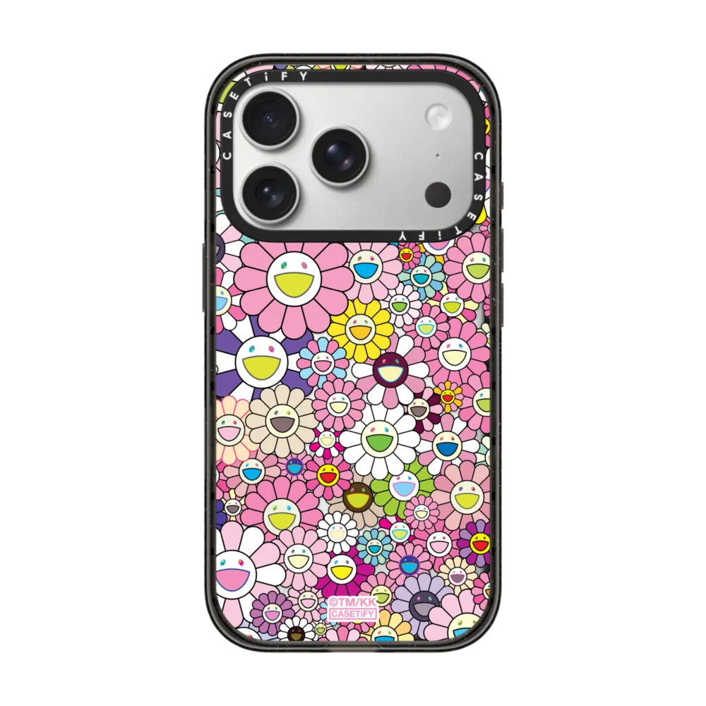 Impact iPhone 17 Pro Case MagSafe Compatible - FLOWERS BLOOM (PINK) PHONE CASE