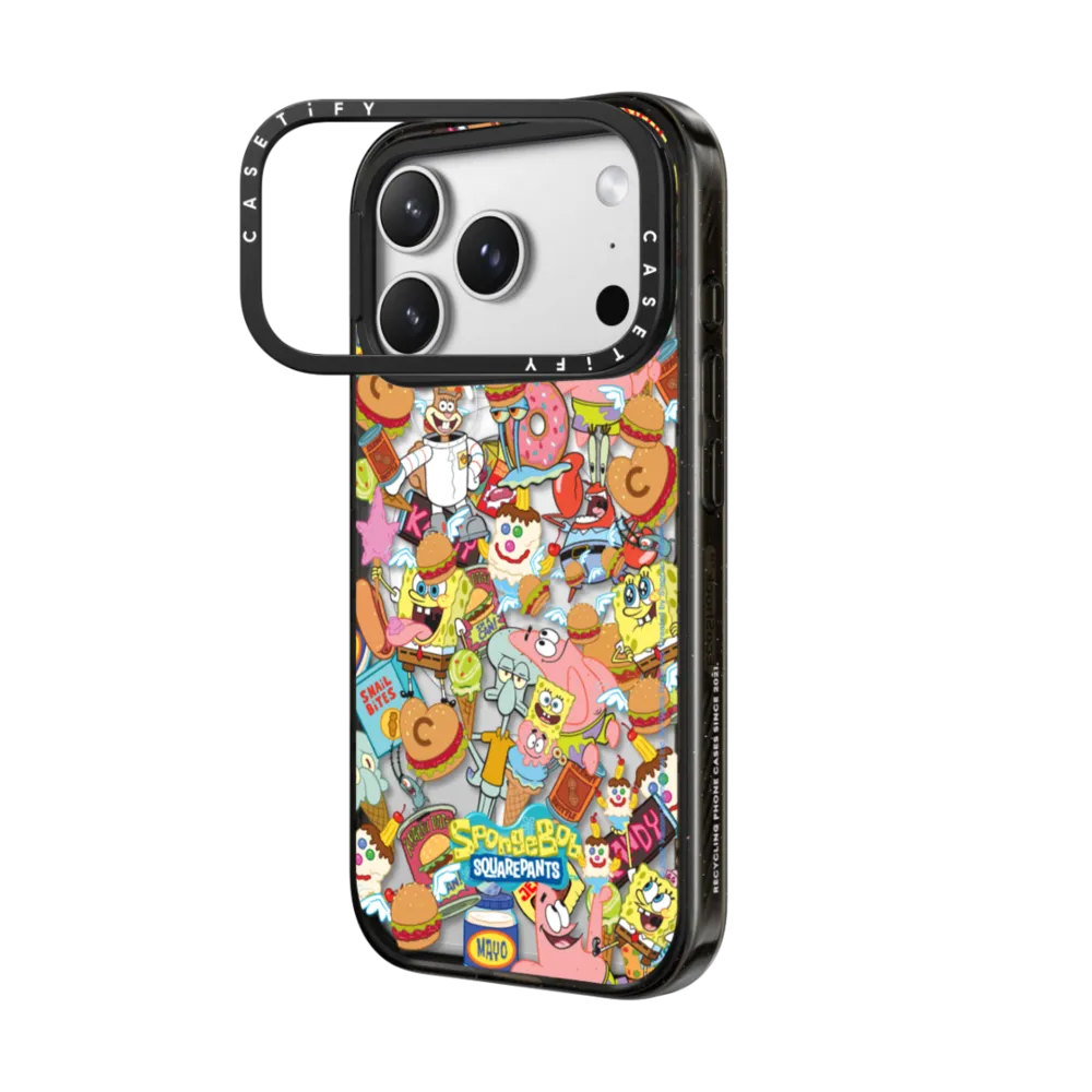Impact Ring Stand iPhone 17 Pro Max Case MagSafe Compatible - SpongeBob Picnic Jumble Case