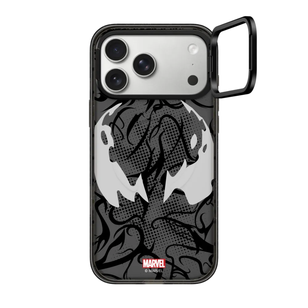 Impact Ring Stand iPhone 17 Pro Max Case MagSafe Compatible - Venom Mask Case