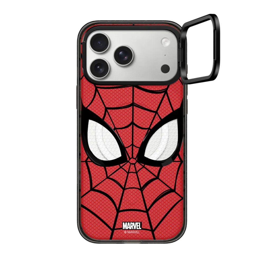 Impact Ring Stand iPhone 17 Pro Max Case MagSafe Compatible - Spider-Man Mask Case