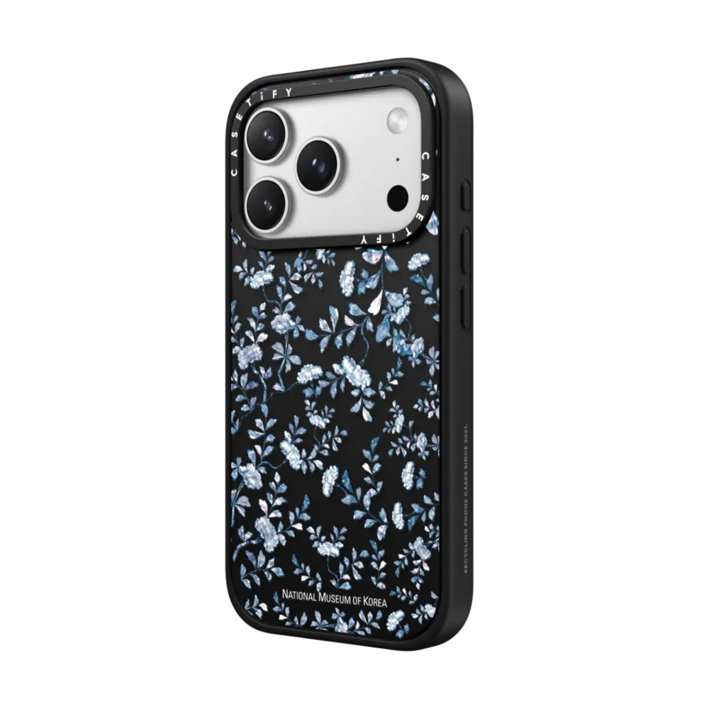 Impact iPhone 17 Pro Max Case MagSafe Compatible - NMK Blue Nacre Case