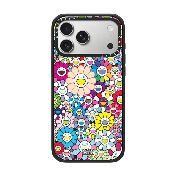 Impact iPhone 17 Pro Max Case MagSafe Compatible - LIMITED EDITION MULTI-FLOWERS PHONE CASE - RAINBOW CAMERA RING EDITION PHONE CASE (Coming Soon in November)
