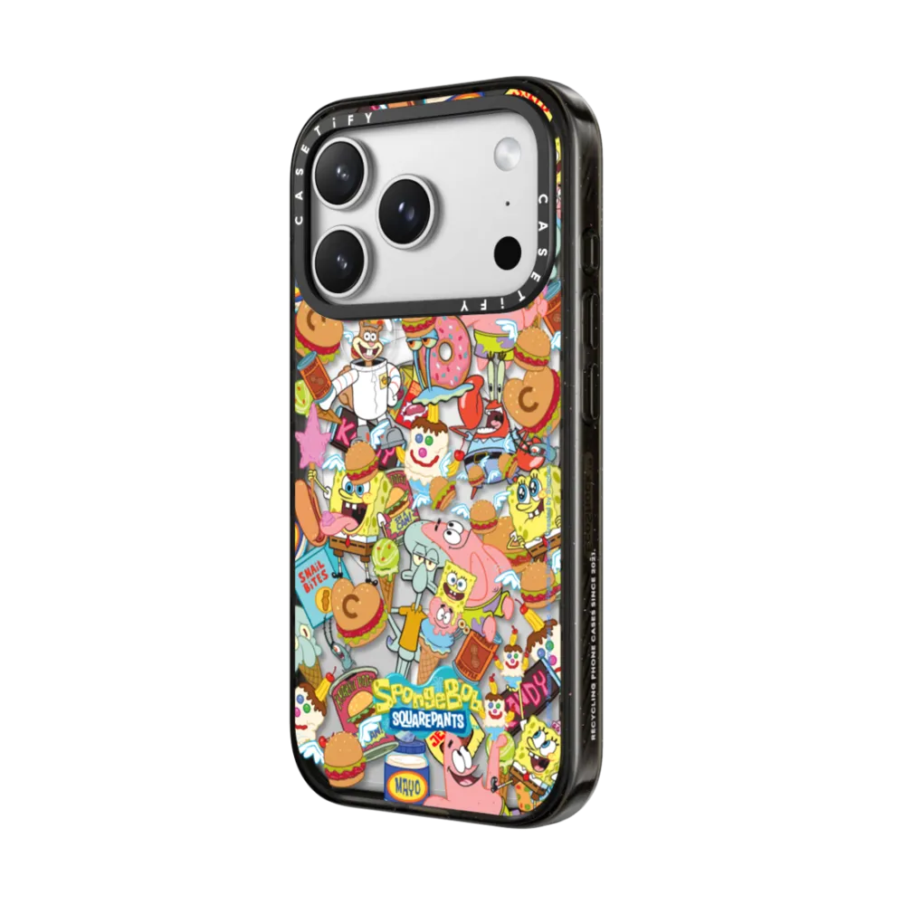 Impact iPhone 17 Pro Max Case MagSafe Compatible - SpongeBob Picnic Jumble Case