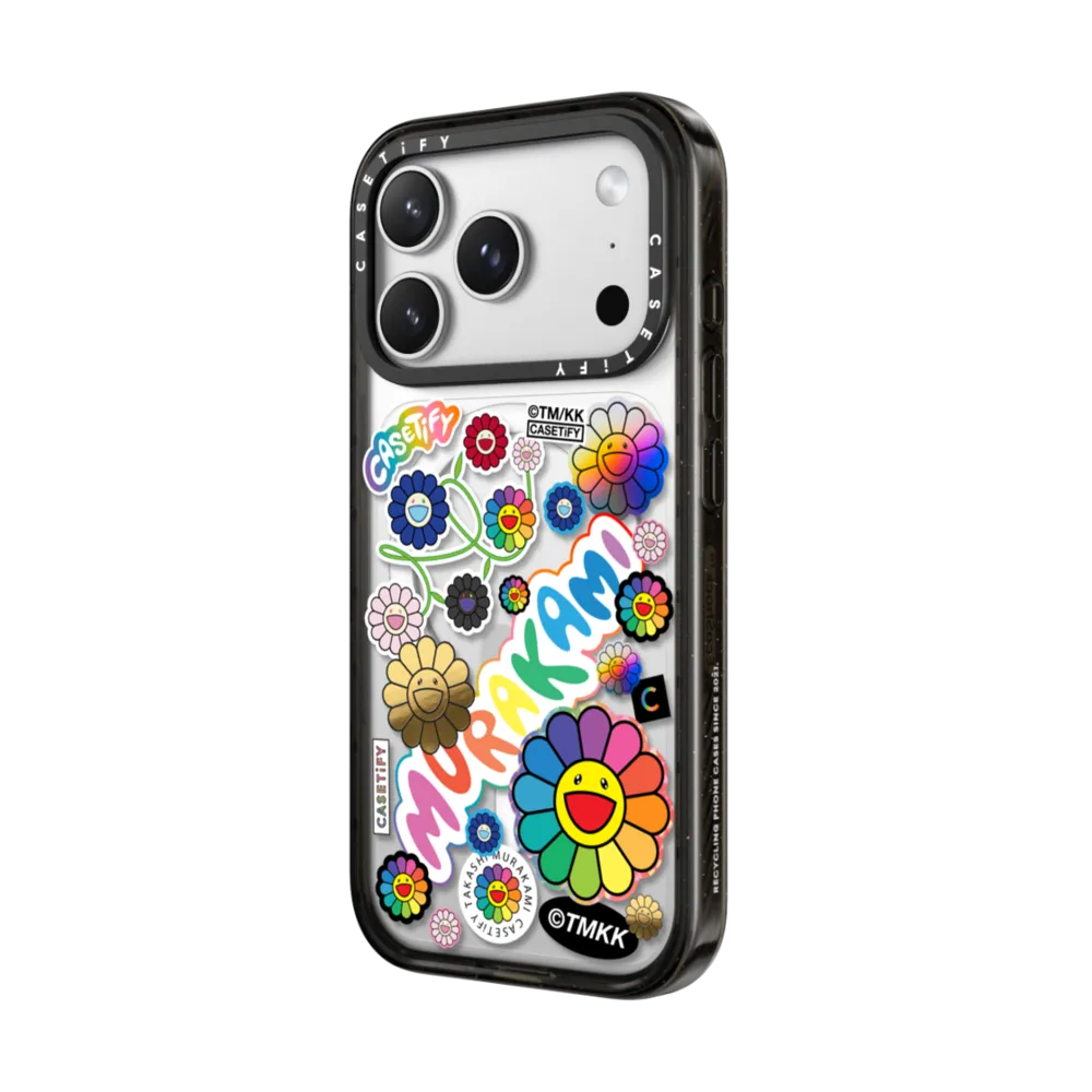 Impact iPhone 17 Pro Max Case MagSafe Compatible - FLOWERS STICKER MANIA PHONE CASE