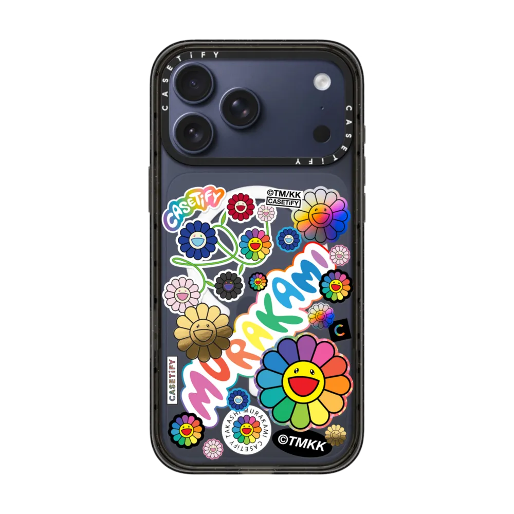 Impact iPhone 17 Pro Max Case MagSafe Compatible - FLOWERS STICKER MANIA PHONE CASE