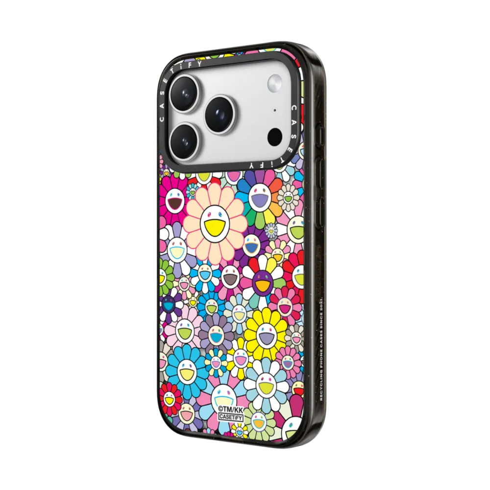 Impact iPhone 17 Pro Max Case MagSafe Compatible - FLOWERS BLOOM (RAINBOW) PHONE CASE