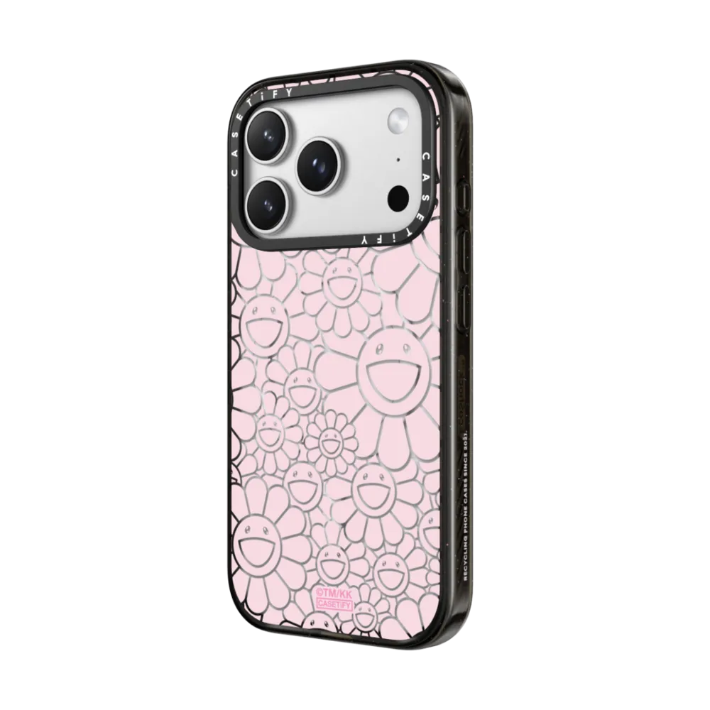 Impact iPhone 17 Pro Max Case MagSafe Compatible - MULTI-FLOWERS (PINK) PHONE CASE