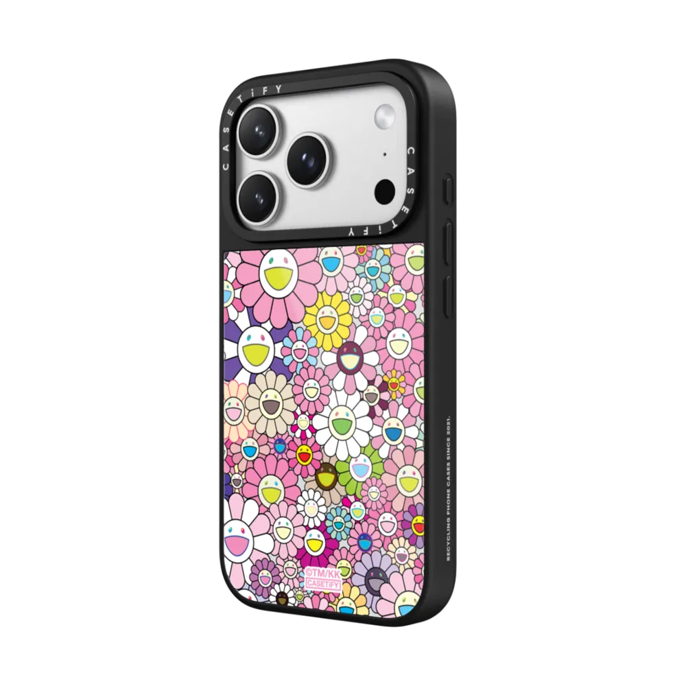 Glaze iPhone 17 Pro Max Case MagSafe Compatible - FLOWERS BLOOM (PINK) PHONE CASE