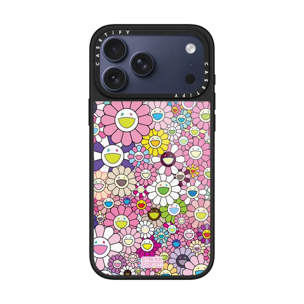 Glaze iPhone 17 Pro Max Case MagSafe Compatible - FLOWERS BLOOM (PINK) PHONE CASE