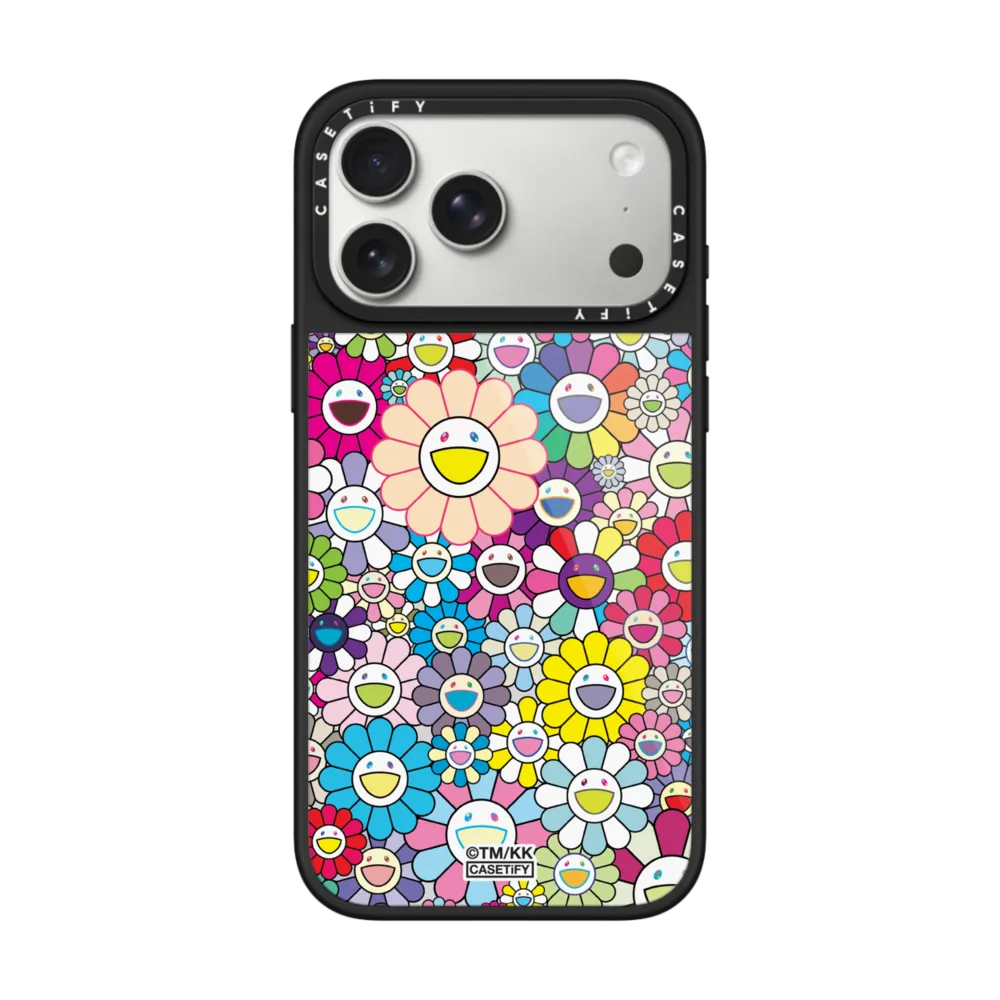 Glaze iPhone 17 Pro Max Case MagSafe Compatible - FLOWERS STICKER MANIA PHONE CASE