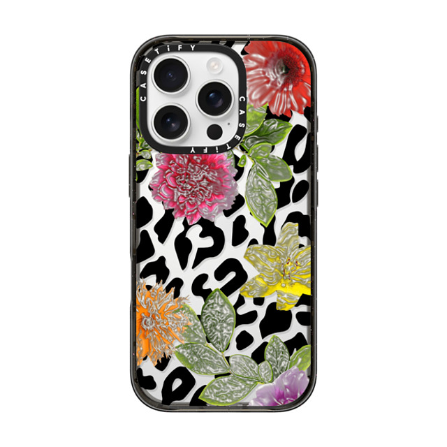 CASETiFY iPhone 16 Pro Case Black Impact Case Leopard,nature Leopard,nature レオパード Father's Day CASETiFY iPhone 16 Pro Case Black Impact Case Leopard,nature Leopard,nature レオパード Father's Day