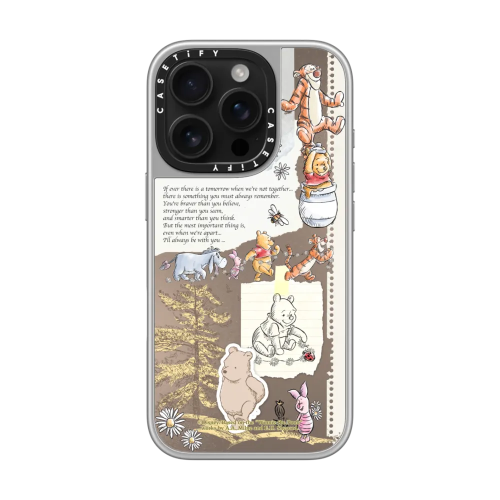 Mirror iPhone 16 Pro Case MagSafe Compatible - Vintage Collage Case