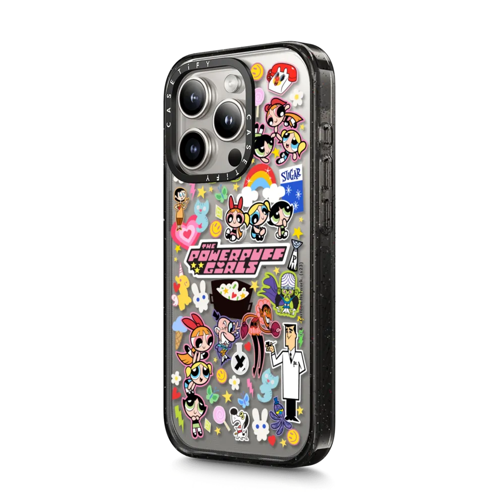 Impact iPhone 15 Pro Max Case - The Powerpuff Girls Stickermania Case