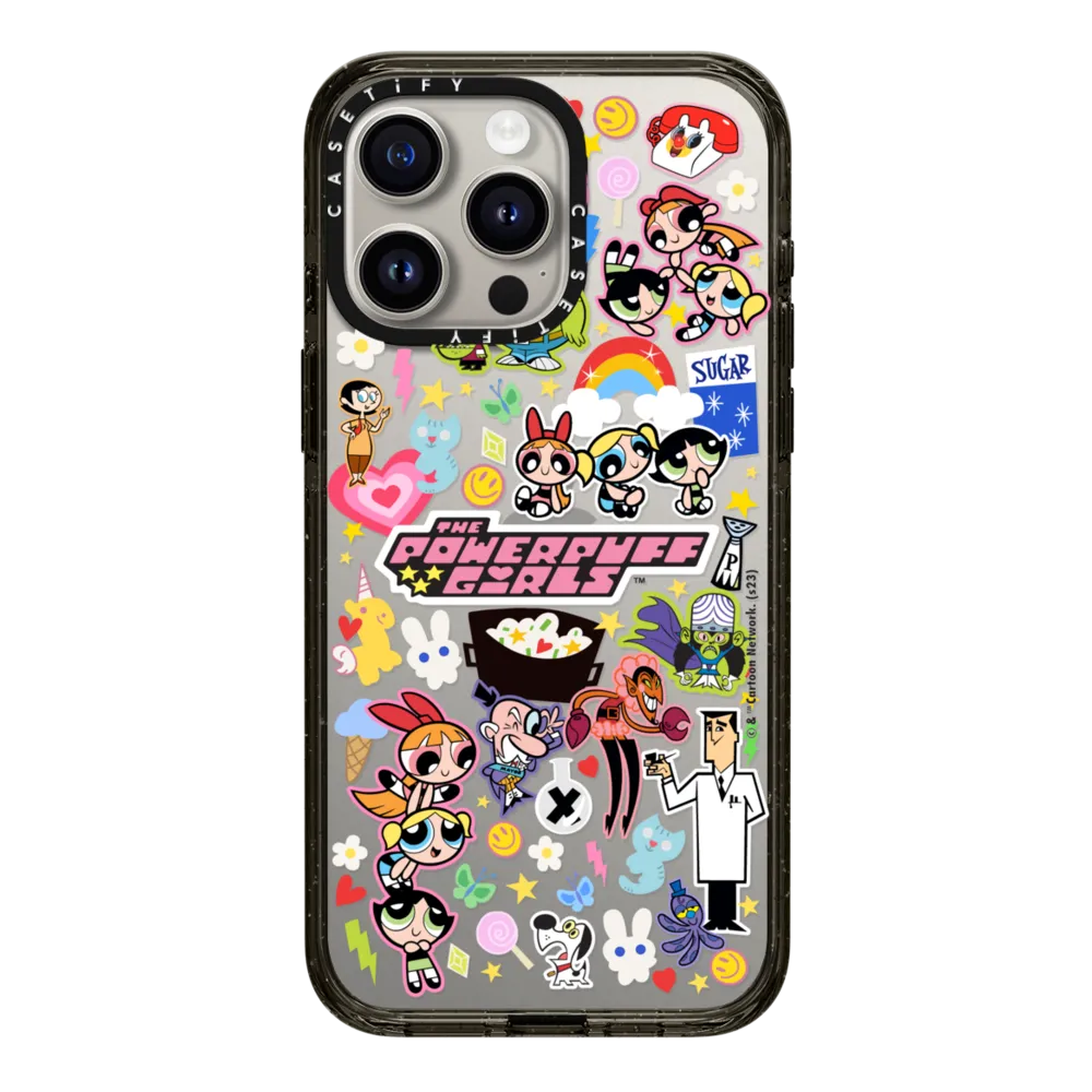 Impact iPhone 15 Pro Max Case - The Powerpuff Girls Stickermania Case