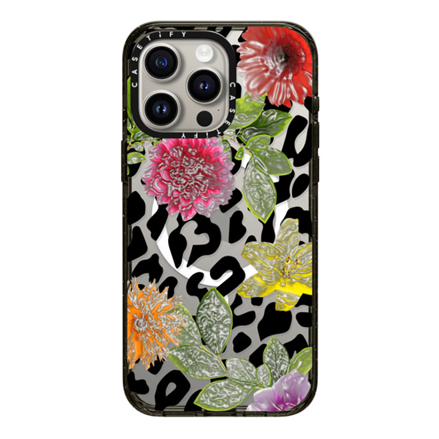 CASETiFY iPhone 15 Pro Max ケース ブラック インパクトケース MagSafe対応 Leopard,nature Leopard,nature レオパード Father's Day CASETiFY iPhone 15 Pro Max ケース ブラック インパクトケース MagSafe対応 Leopard,nature Leopard,nature レオパード Father's Day