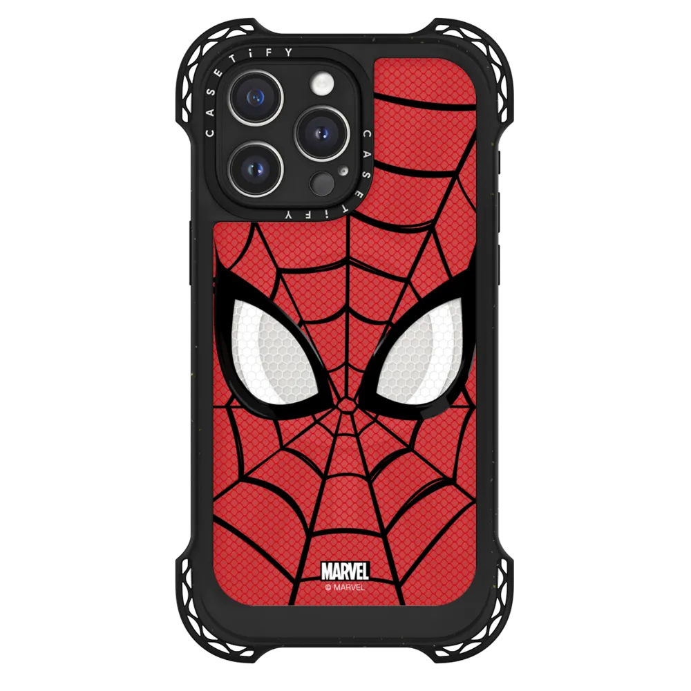 Ultra Bounce iPhone 15 Pro Max Case MagSafe Compatible - Spider-Man Mask Case