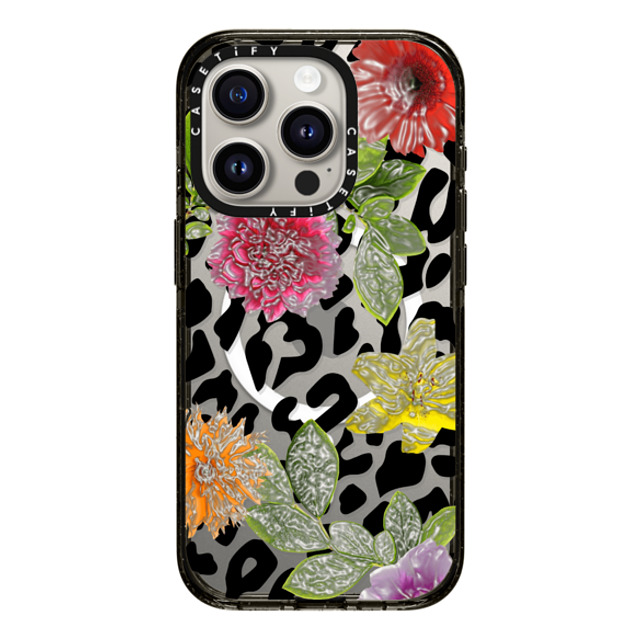 CASETiFY iPhone 15 Pro ケース ブラック インパクトケース MagSafe対応 Leopard,nature Leopard,nature レオパード Father's Day CASETiFY iPhone 15 Pro ケース ブラック インパクトケース MagSafe対応 Leopard,nature Leopard,nature レオパード Father's Day