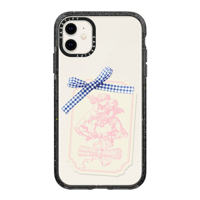 CASETiFY iPhone 11 ケース ブラック インパクトケース Love,Cottagecore Coquette Journal