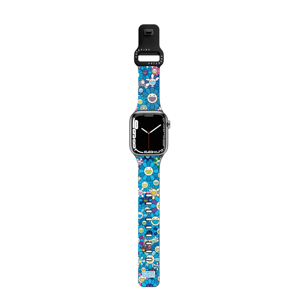 Impact Band - FLOWERS BLOOM (BLUE) WATCH BAND