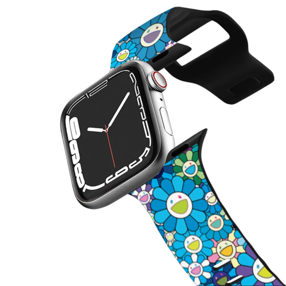 Impact Band - FLOWERS BLOOM (BLUE) WATCH BAND