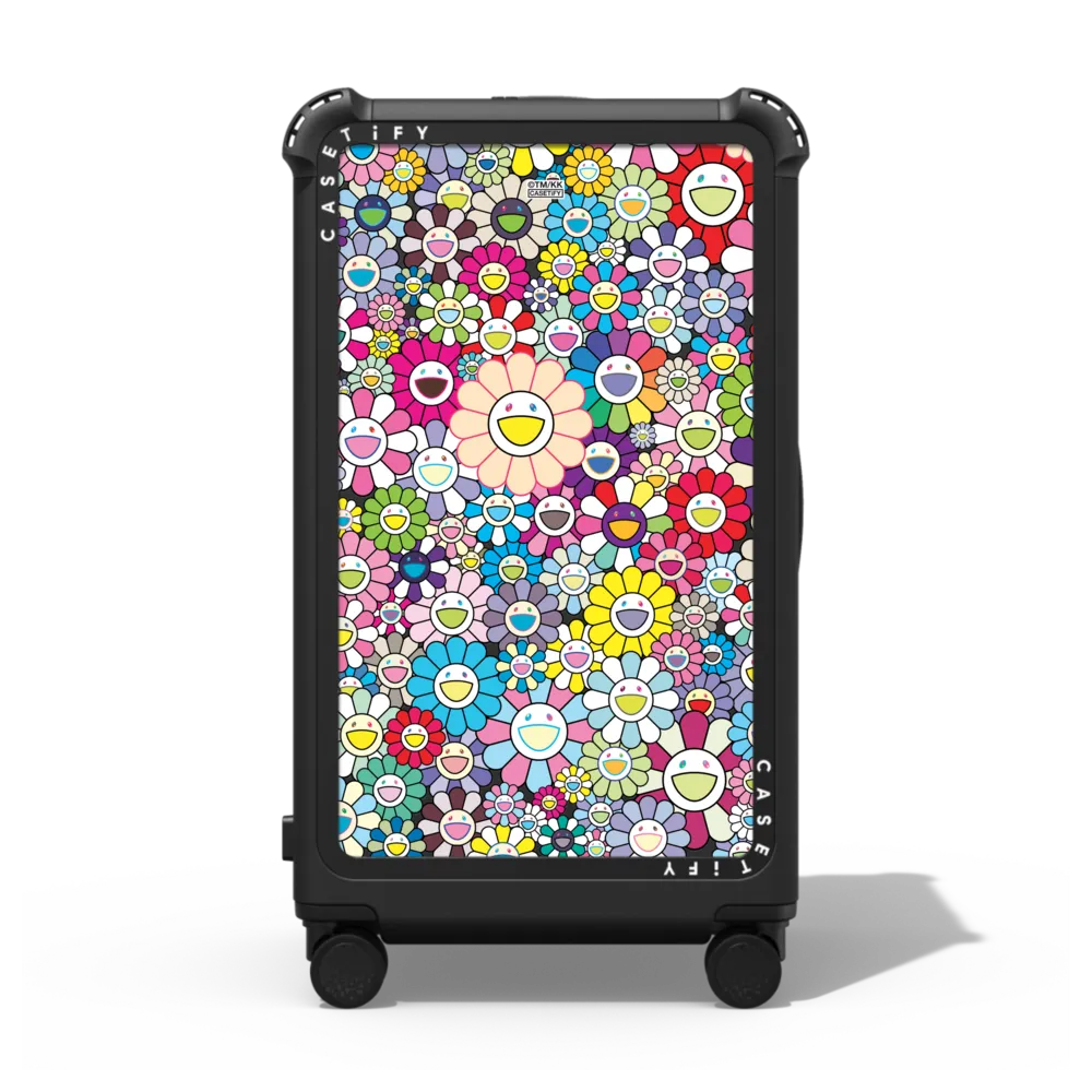 Bounce Suit29" Check-In Trunk Suitcase Case - FLOWERS BLOOM (RAINBOW) CHECK-IN TRUNK SUITCASE