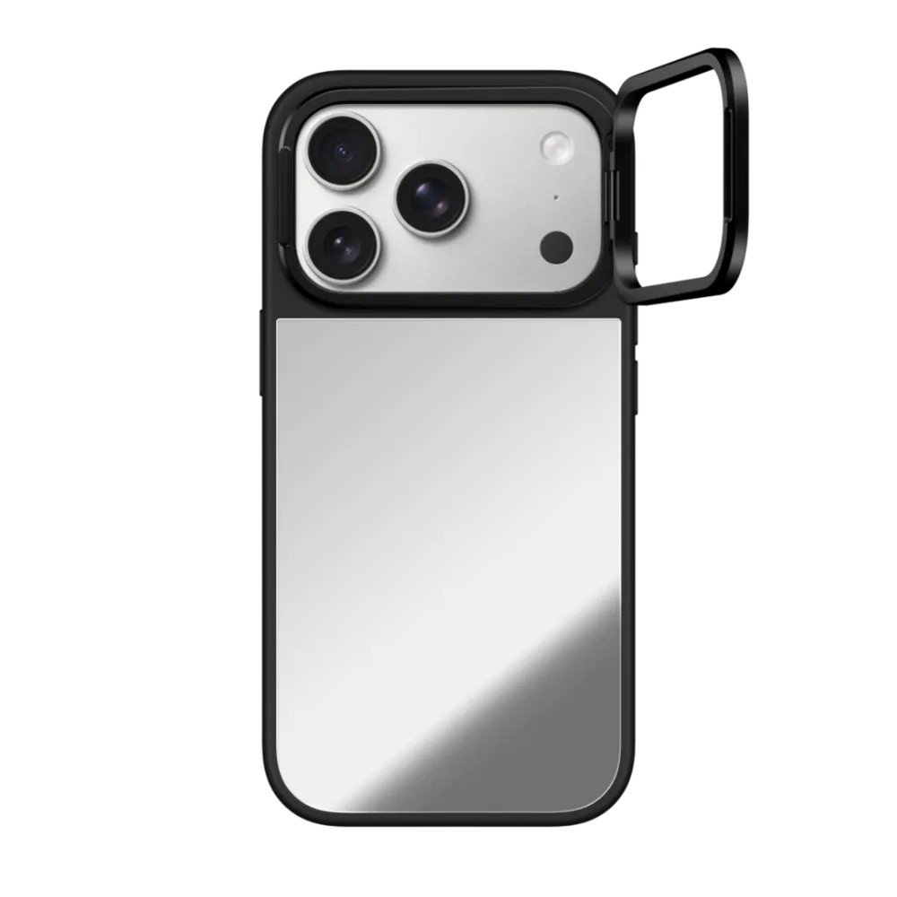 Mirror Ring Stand iPhone 17 Pro Case MagSafe Compatible - Custom Phone Case