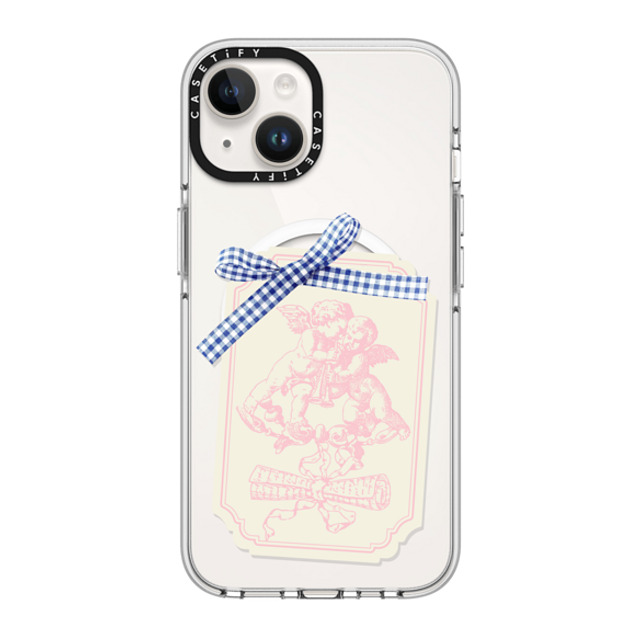 CASETiFY iPhone 14 ケース クリア クリア ケース MagSafe対応 Cottagecore,Love Coquette Journal