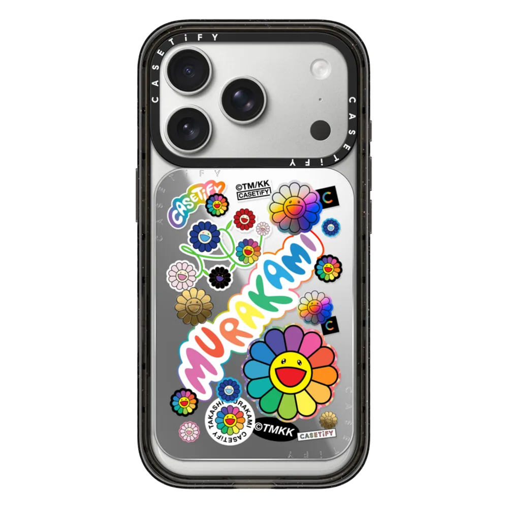 Snappy™ Mirror Cardholder Stand MagSafe Compatible - FLOWERS STICKER MANIA SNAPPY™ CARDHOLDER STAND