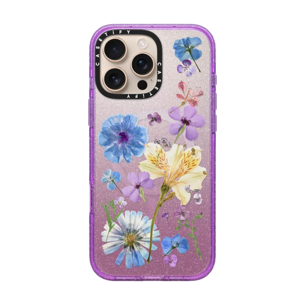 Impact iPhone 16 Pro Max Case MagSafe Compatible - Pressed Floral