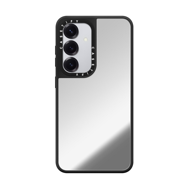 CASETiFY Galaxy S25 Case Silver on Black マグネット式 ミラーケース Custom Phone Case casetify New iPhone CASETiFY Galaxy S25 Case Silver on Black マグネット式 ミラーケース Custom Phone Case casetify New iPhone