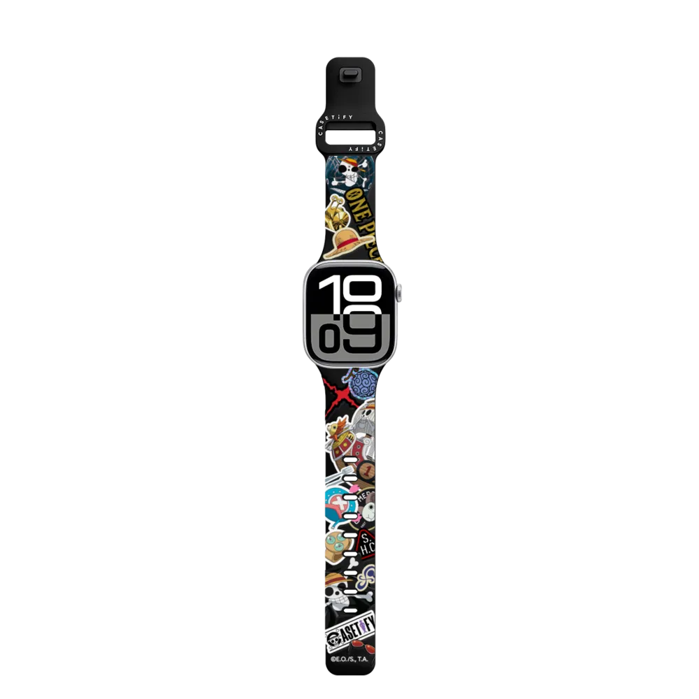Impact Band - ONE PIECE 25th Straw Hat Crew Sticker Watch Band