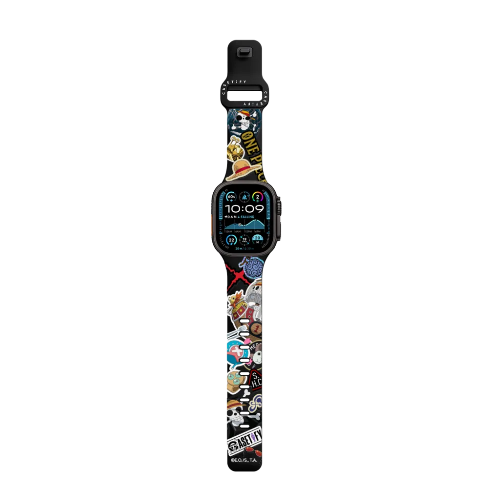 Impact Band - ONE PIECE 25th Straw Hat Crew Sticker Watch Band