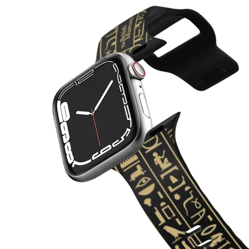 Apple Watch Series 4-6, SE (44mm) - The Egypt Hieroglyphics Pattern Watch Band