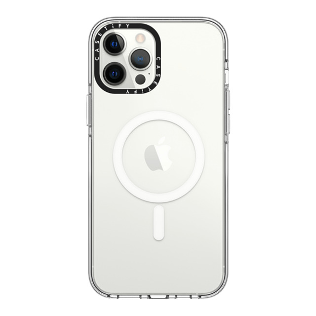 CASETiFY iPhone 12 Pro Max Case Clear Impact Clear Case MagSafe Compatible カスタム携帯ケース casetify