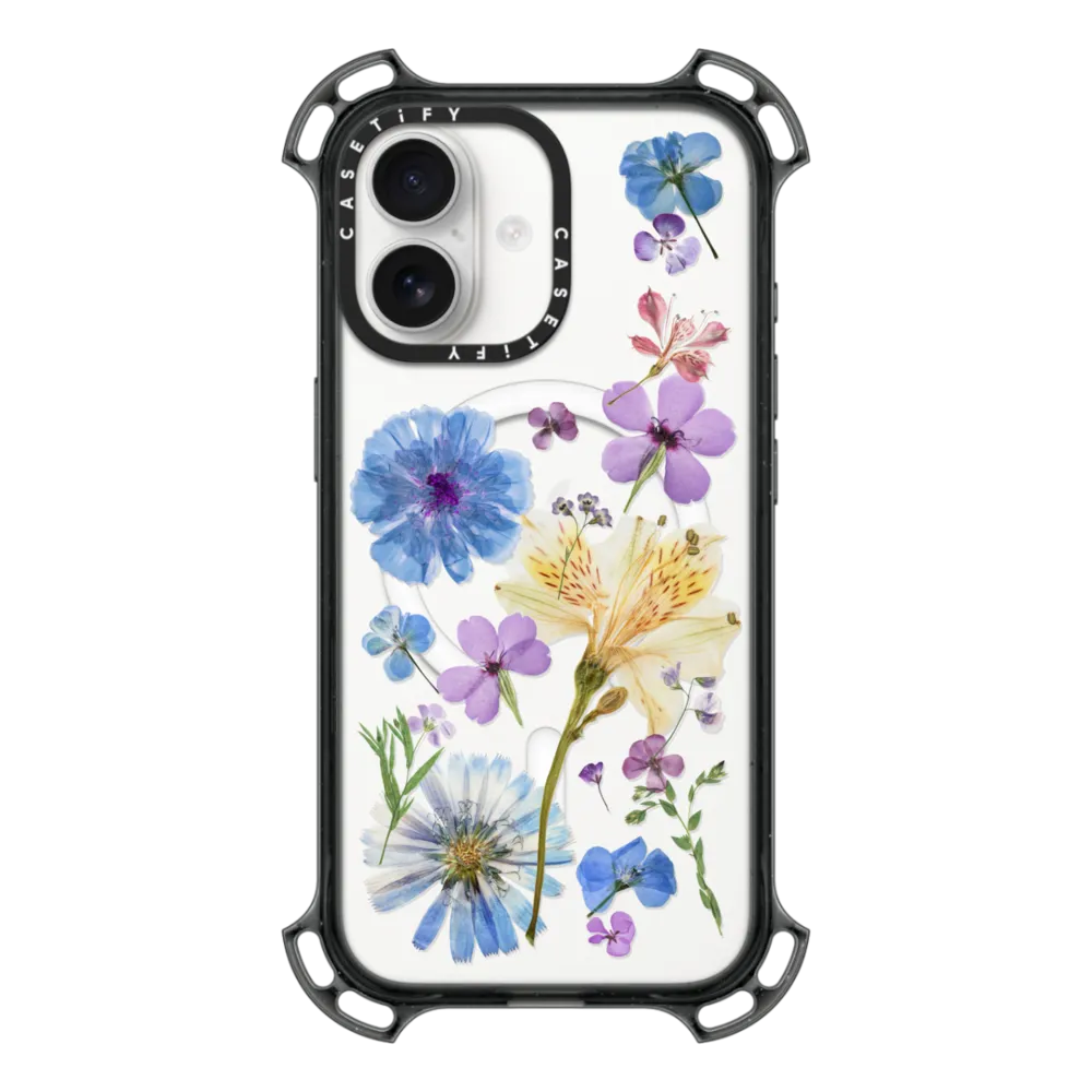 Bounce iPhone 17 Case MagSafe Compatible - Pressed Floral