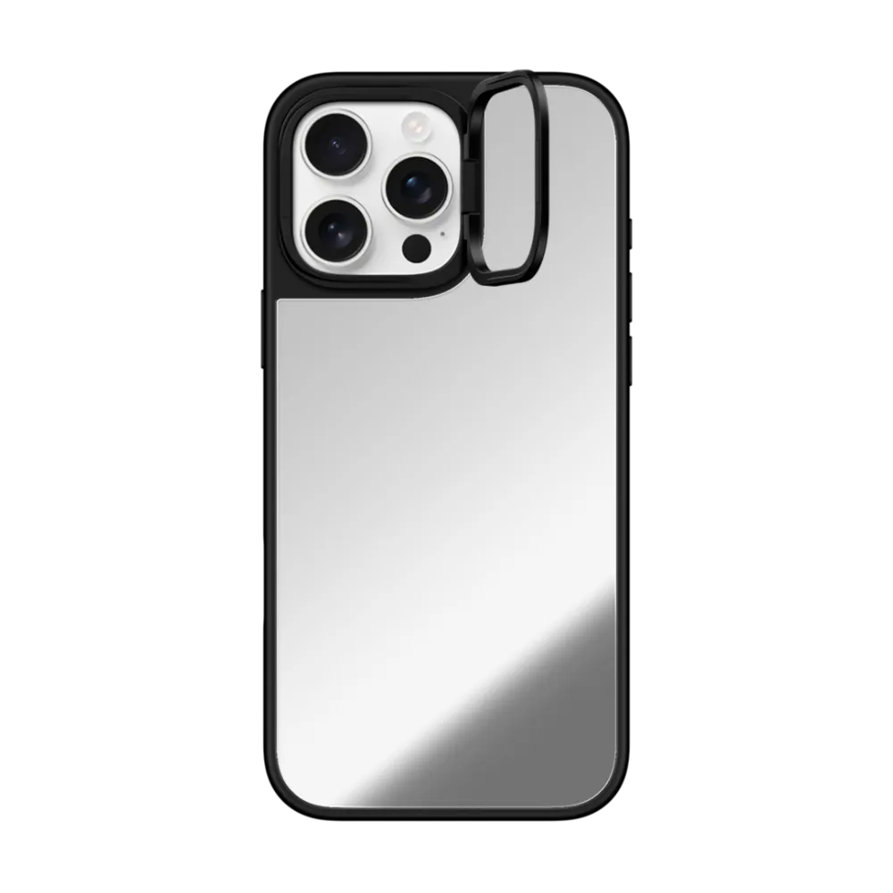 Mirror Ring Stand iPhone 16 Pro Max Case MagSafe Compatible - Custom Phone Case