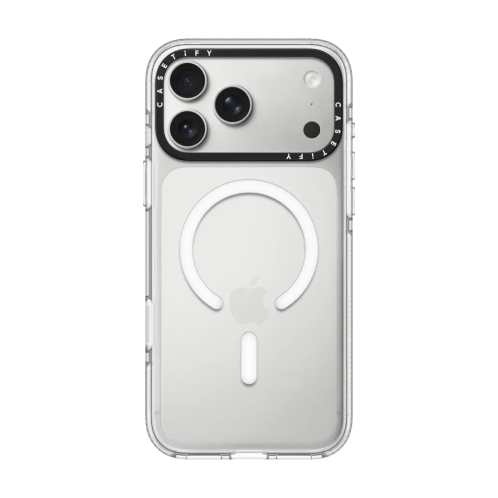 Impact Clear iPhone 17 Pro Max Case MagSafe Compatible - Custom Phone Case